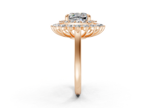 Yelena Vintage 2mm Enagaement Ring