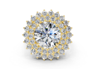 Yelena Vintage 2mm Enagaement Ring