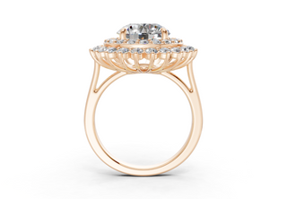 Yelena Vintage 2mm Enagaement Ring