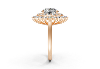 Yelena Vintage 2mm Enagaement Ring