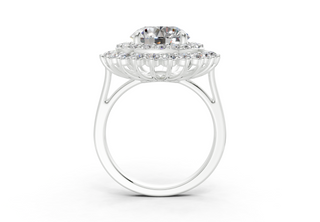 Yelena Vintage 2mm Enagaement Ring