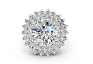 Yelena Vintage 2mm Enagaement Ring