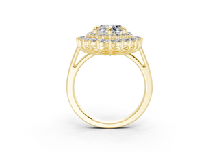 Yelena Vintage 2mm Enagaement Ring