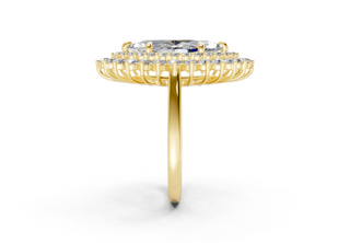 Yelena Vintage 2mm Enagaement Ring