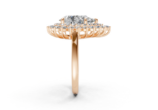 Yelena Vintage 2mm Enagaement Ring