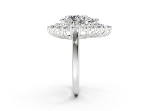 Yelena Vintage 2mm Enagaement Ring