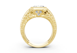 Cassira Vintage 3.4mm Enagaement Ring