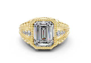 Cassira Vintage 3.4mm Enagaement Ring