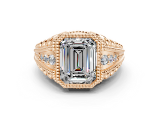 Cassira Vintage 3.4mm Enagaement Ring