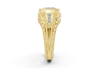 Cassira Vintage 3.4mm Enagaement Ring