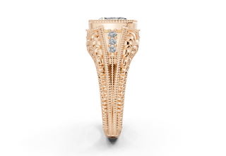 Cassira Vintage 3.4mm Enagaement Ring