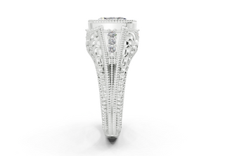 Cassira Vintage 3.4mm Enagaement Ring