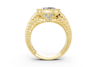 Cassira Vintage 3.4mm Enagaement Ring