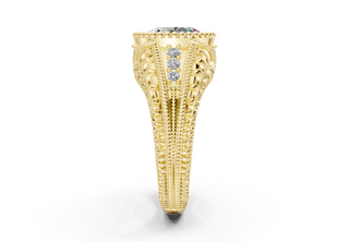 Cassira Vintage 3.4mm Enagaement Ring