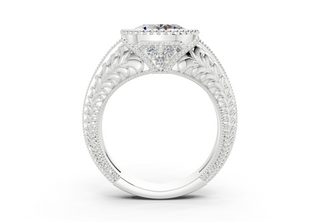 Cassira Vintage 3.4mm Enagaement Ring