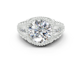 Cassira Vintage 3.4mm Enagaement Ring