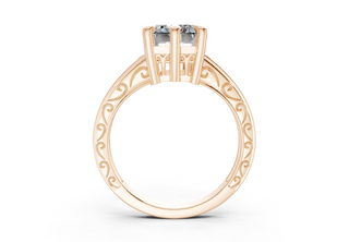 Lavinia Vintage 2mm Enagaement Ring