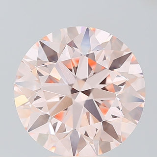 4.99 Carat Round Cut Fancy Pink