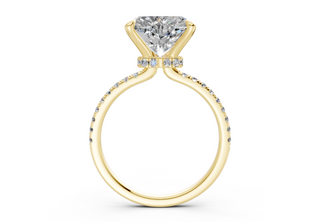 Jasmine Pave 1.8mm Enagaement Ring