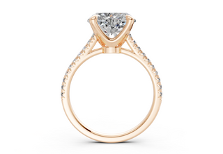 Irisia Pave 1.8mm Enagaement Ring