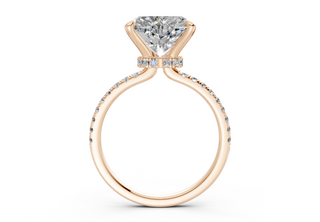 Jasmine Pave 1.8mm Enagaement Ring